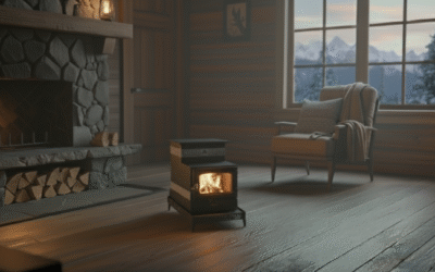A Winter Evening, a Mountain Breeze, and the Magic of Wood Pellet Stoves